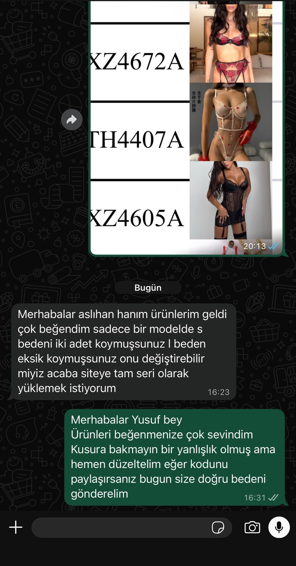 Müşteri memnuniyet mesajı 1